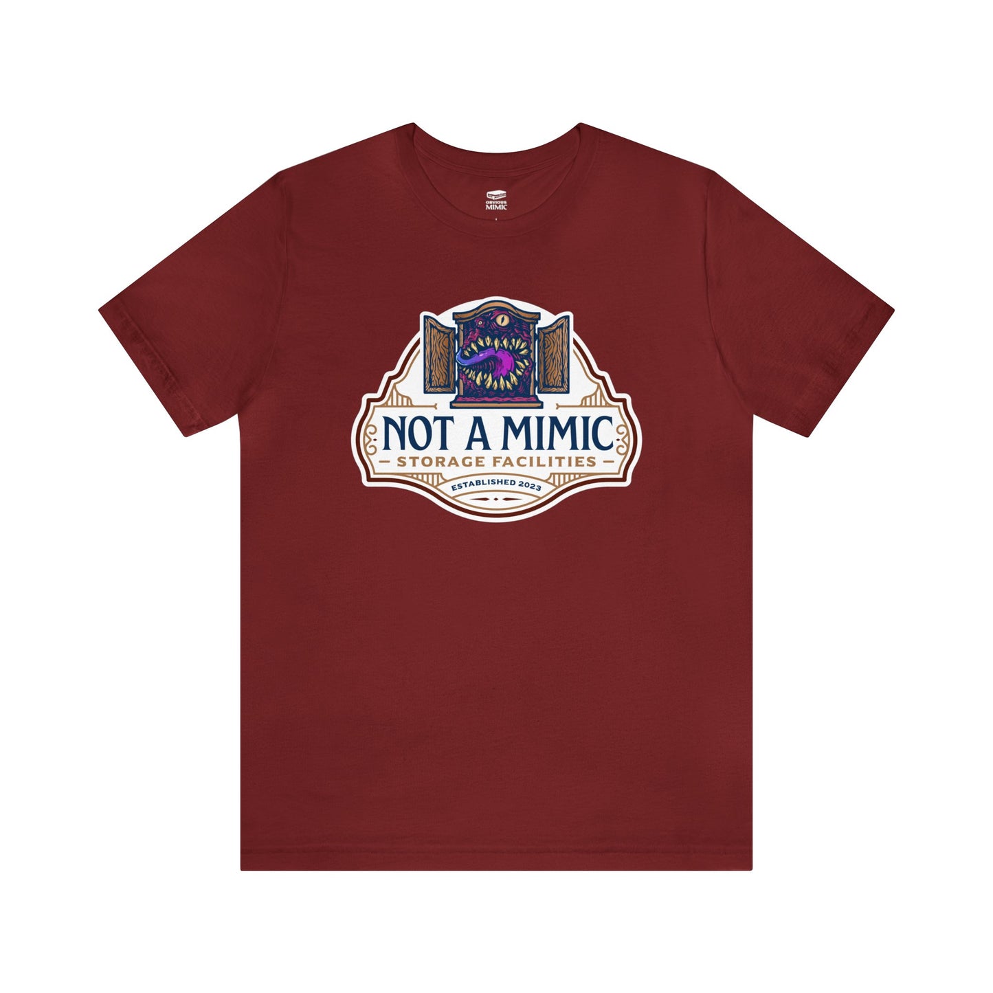 Not a Mimic Storage Facilities | Side Hustle Collection | Retail Fit Fantasy Geek Cotton T-shirt
