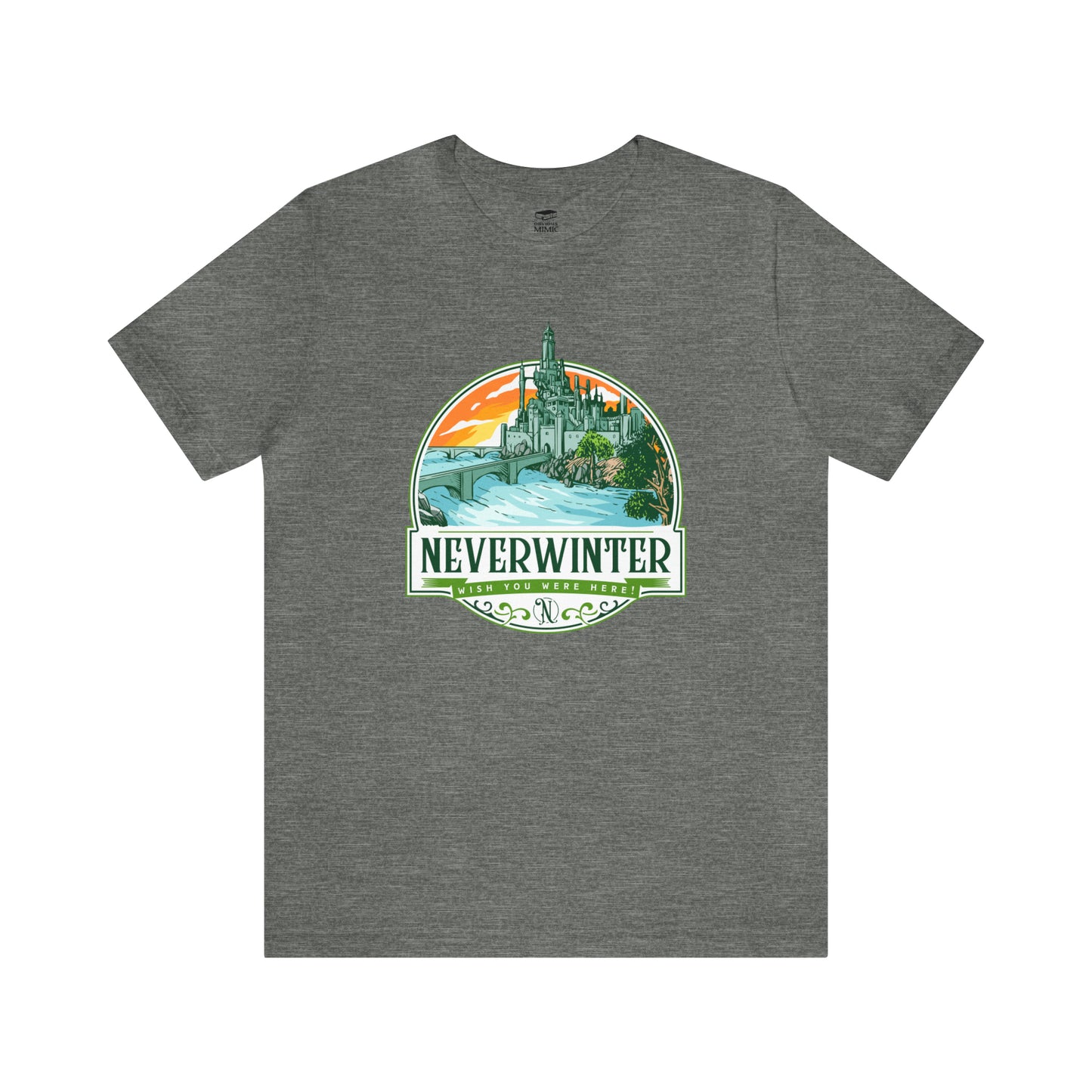 Neverwinter | Wish You Were Here Collection | Retail Fit Fantasy Geek Cotton T-shirt