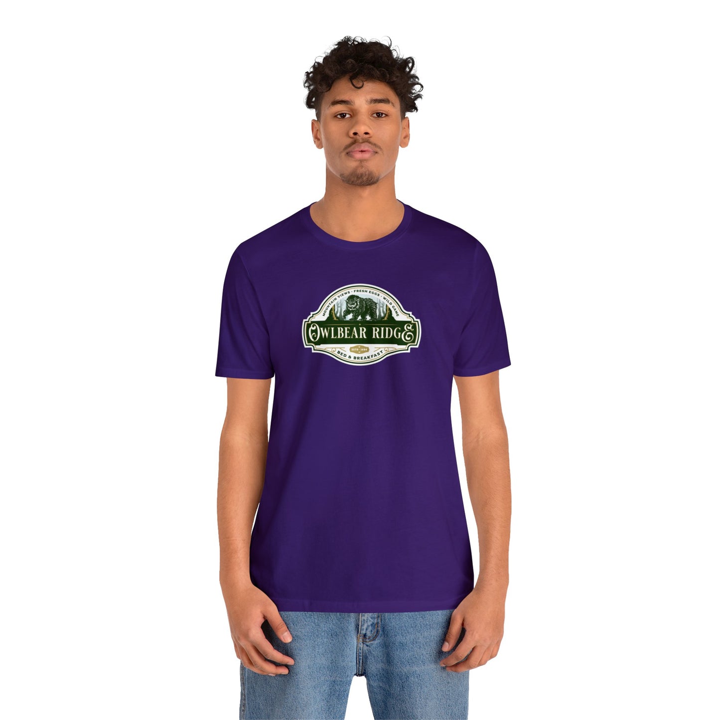 Owlbear Ridge Bed and Breakfast | Side Hustle Collection | Retail Fit Fantasy Geek Cotton T-shirt