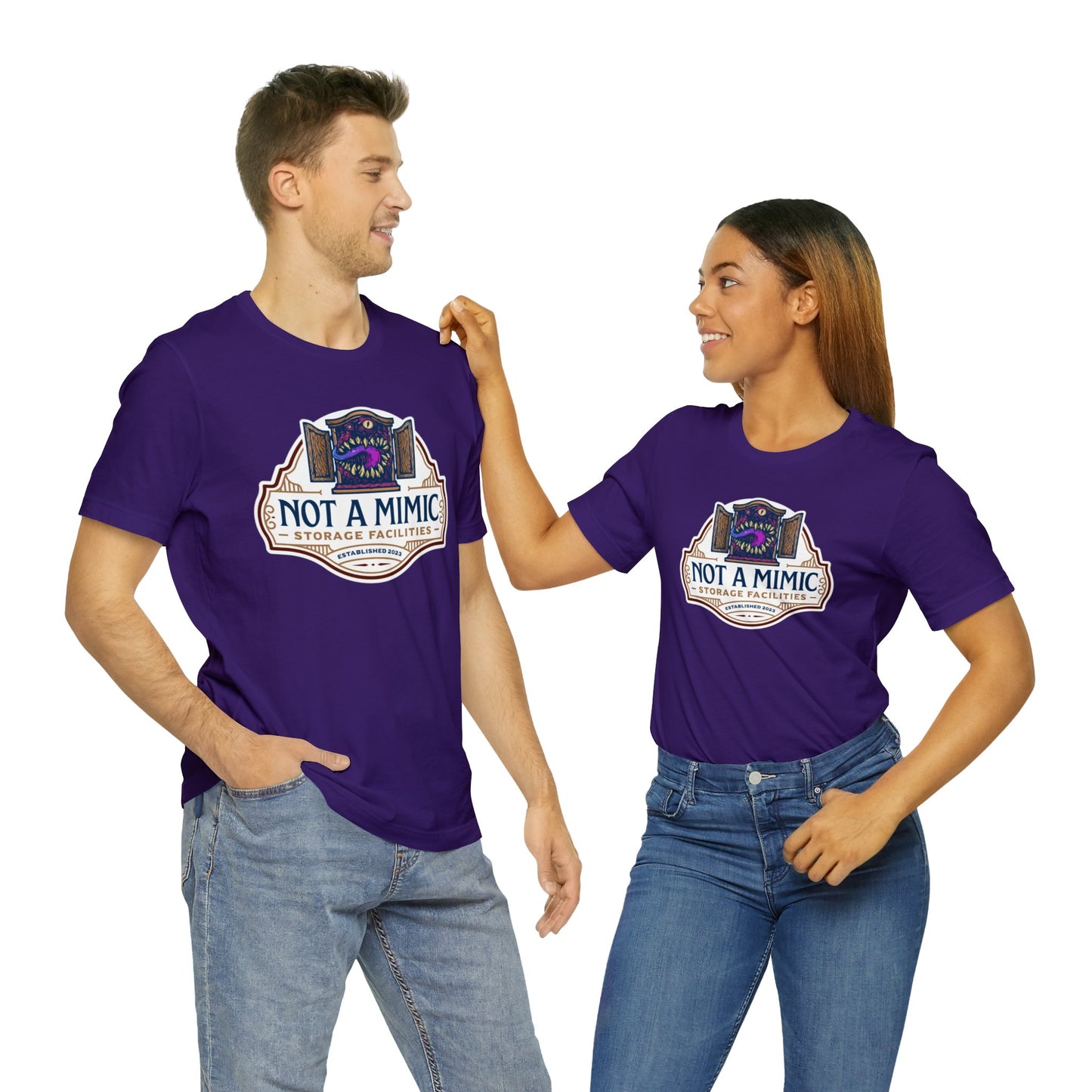 Not a Mimic Storage Facilities | Side Hustle Collection | Retail Fit Fantasy Geek Cotton T-shirt
