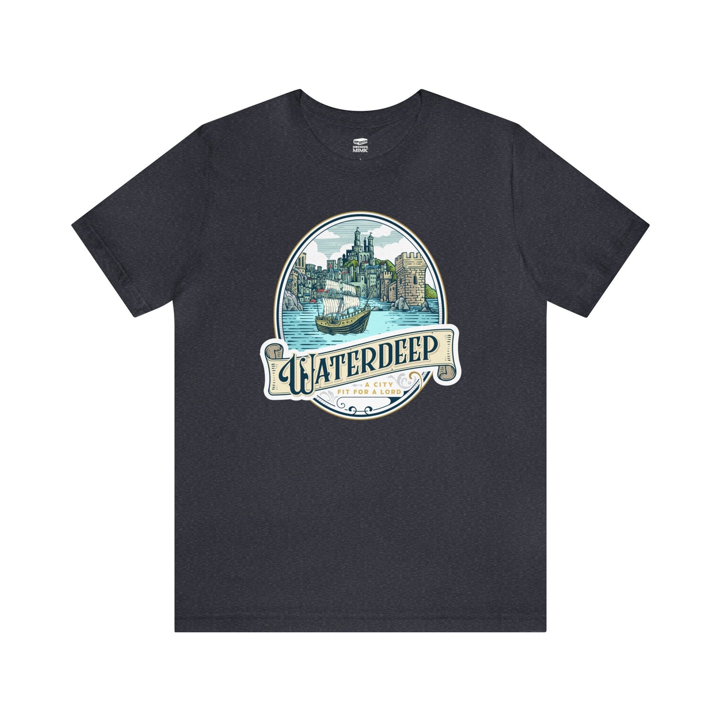 Waterdeep | Wish You Were Here Collection | Retail Fit Fantasy Geek Cotton T-shirt