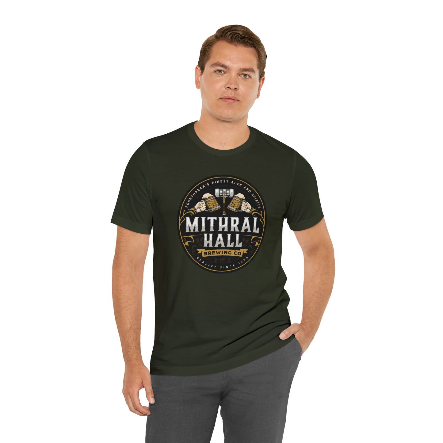 Mithral Hall | Wish You Were Here Collection | Retail Fit Fantasy Geek Cotton T-shirt