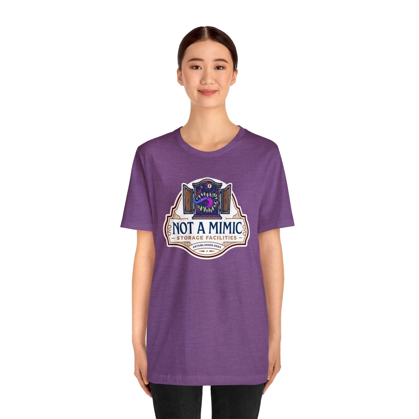Not a Mimic Storage Facilities | Side Hustle Collection | Retail Fit Fantasy Geek Cotton T-shirt