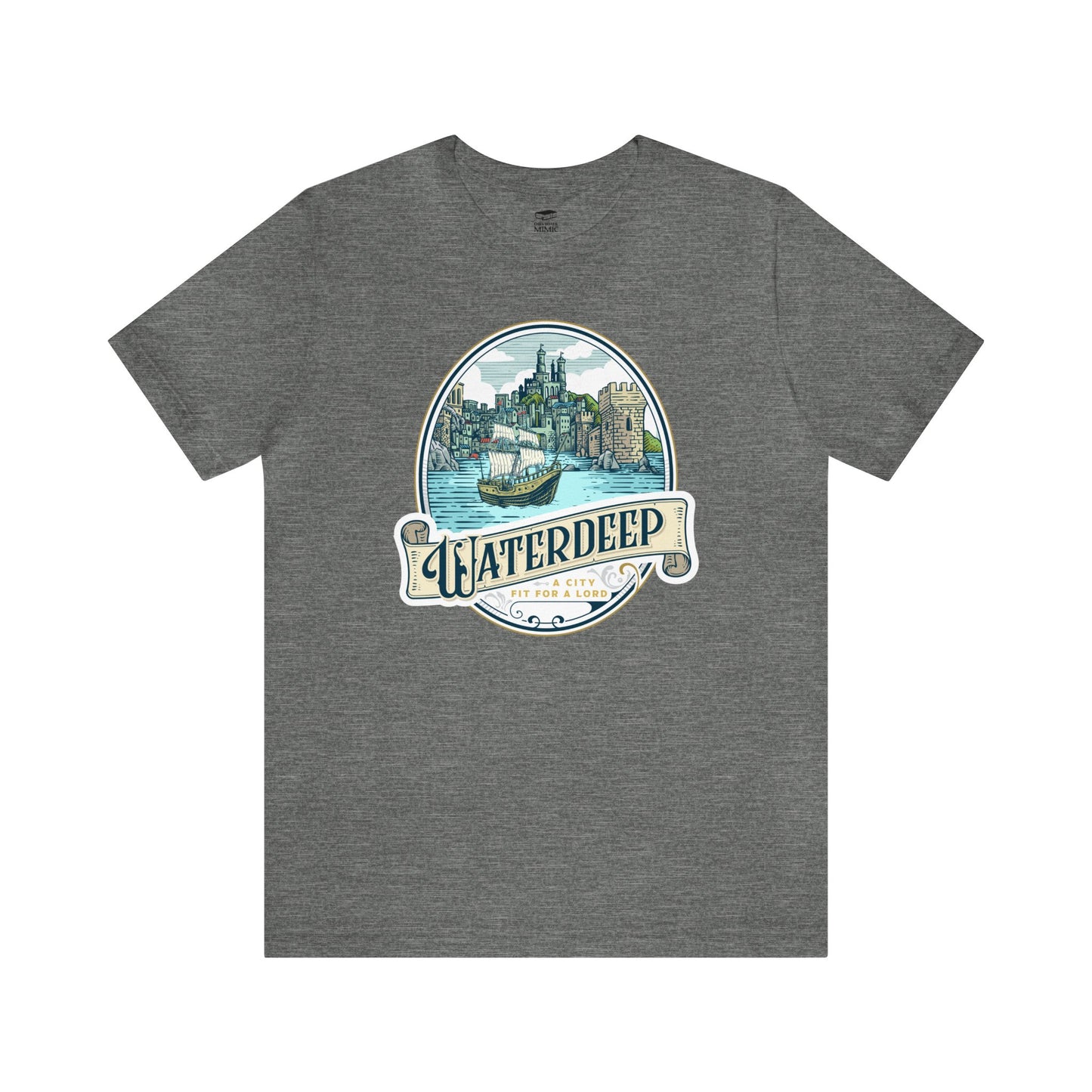 Waterdeep | Wish You Were Here Collection | Retail Fit Fantasy Geek Cotton T-shirt