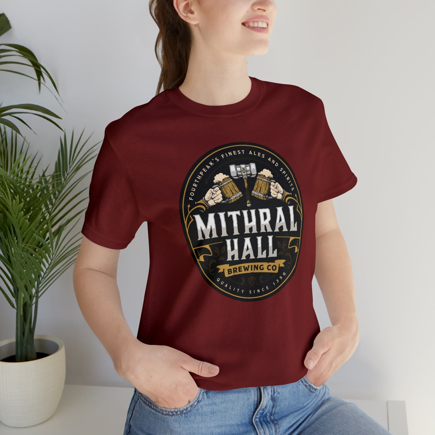 Mithral Hall | Wish You Were Here Collection | Retail Fit Fantasy Geek Cotton T-shirt