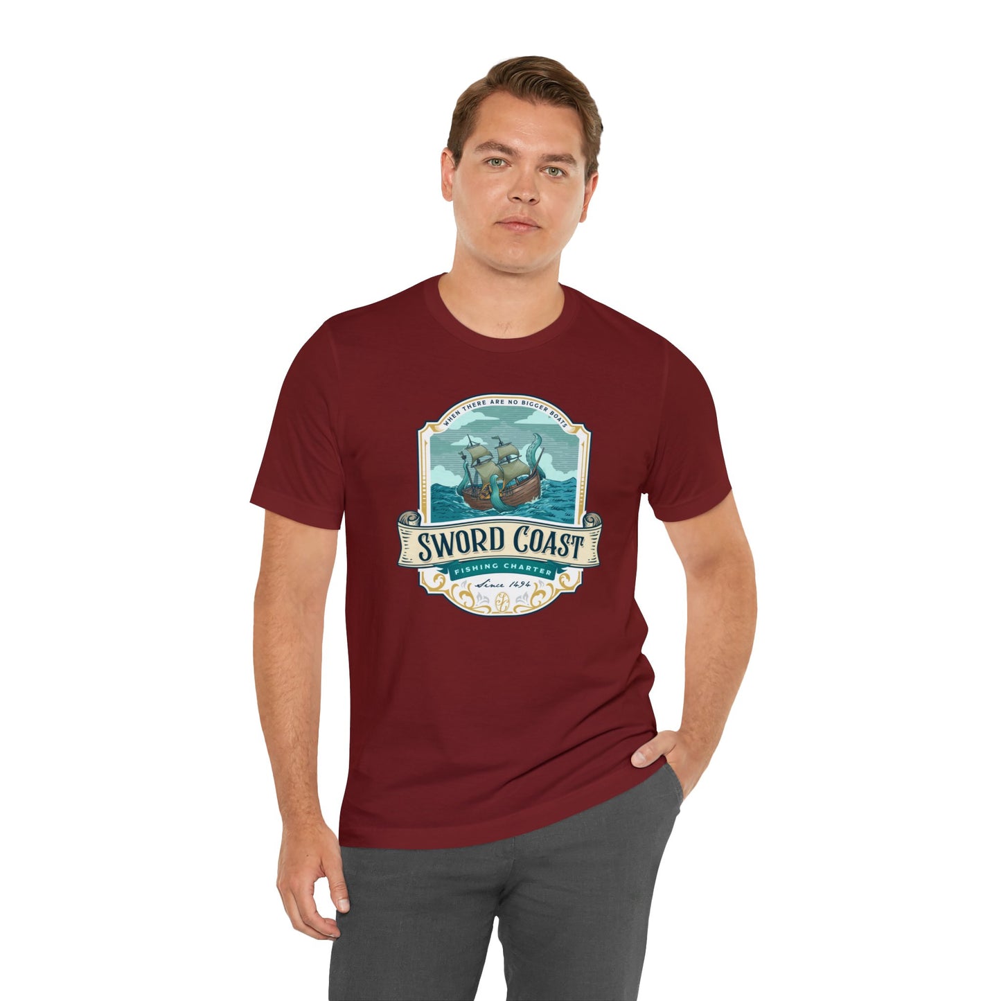 Sword Coast | Wish You Were Here Collection | Retail Fit Fantasy Geek Cotton T-shirt