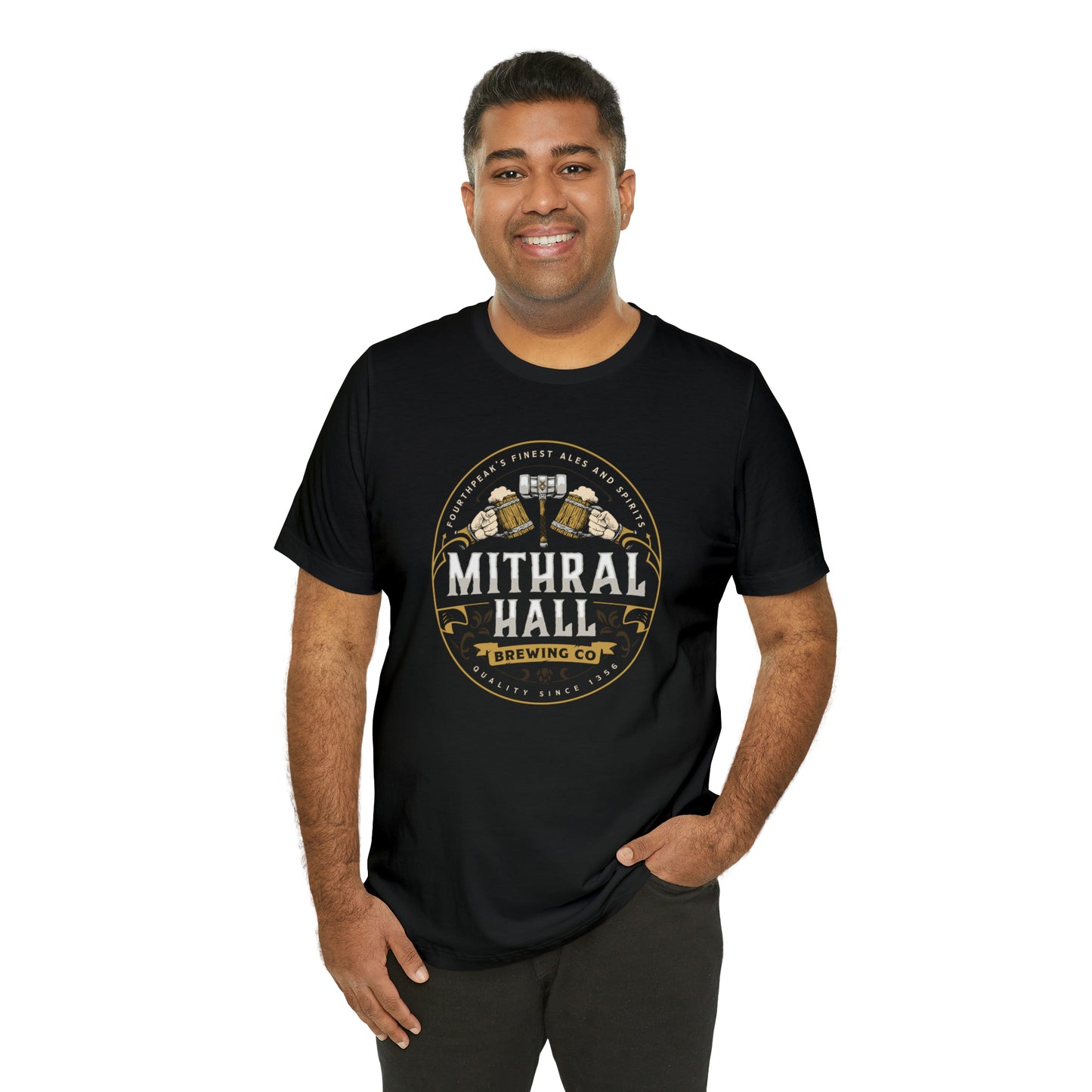 Mithral Hall | Wish You Were Here Collection | Retail Fit Fantasy Geek Cotton T-shirt