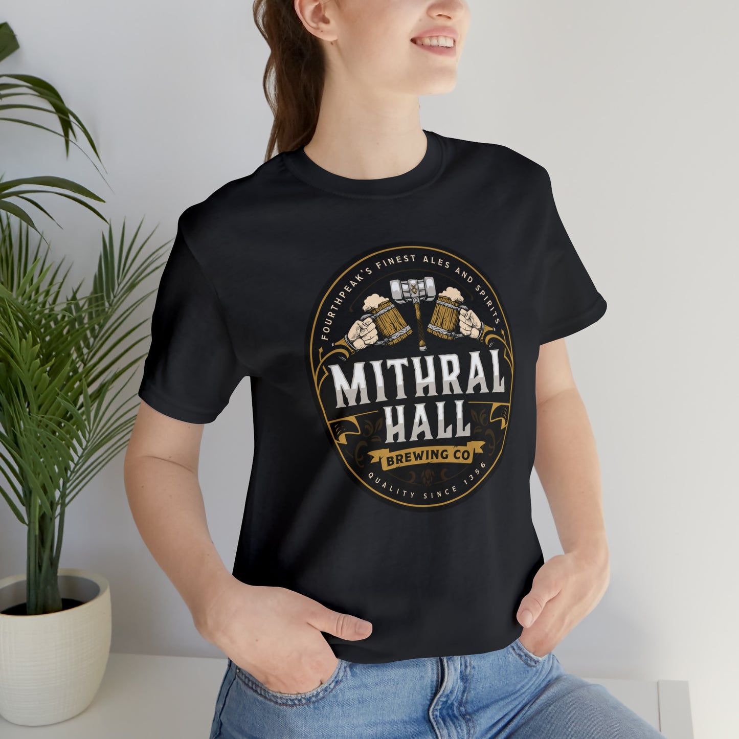 Mithral Hall | Wish You Were Here Collection | Retail Fit Fantasy Geek Cotton T-shirt