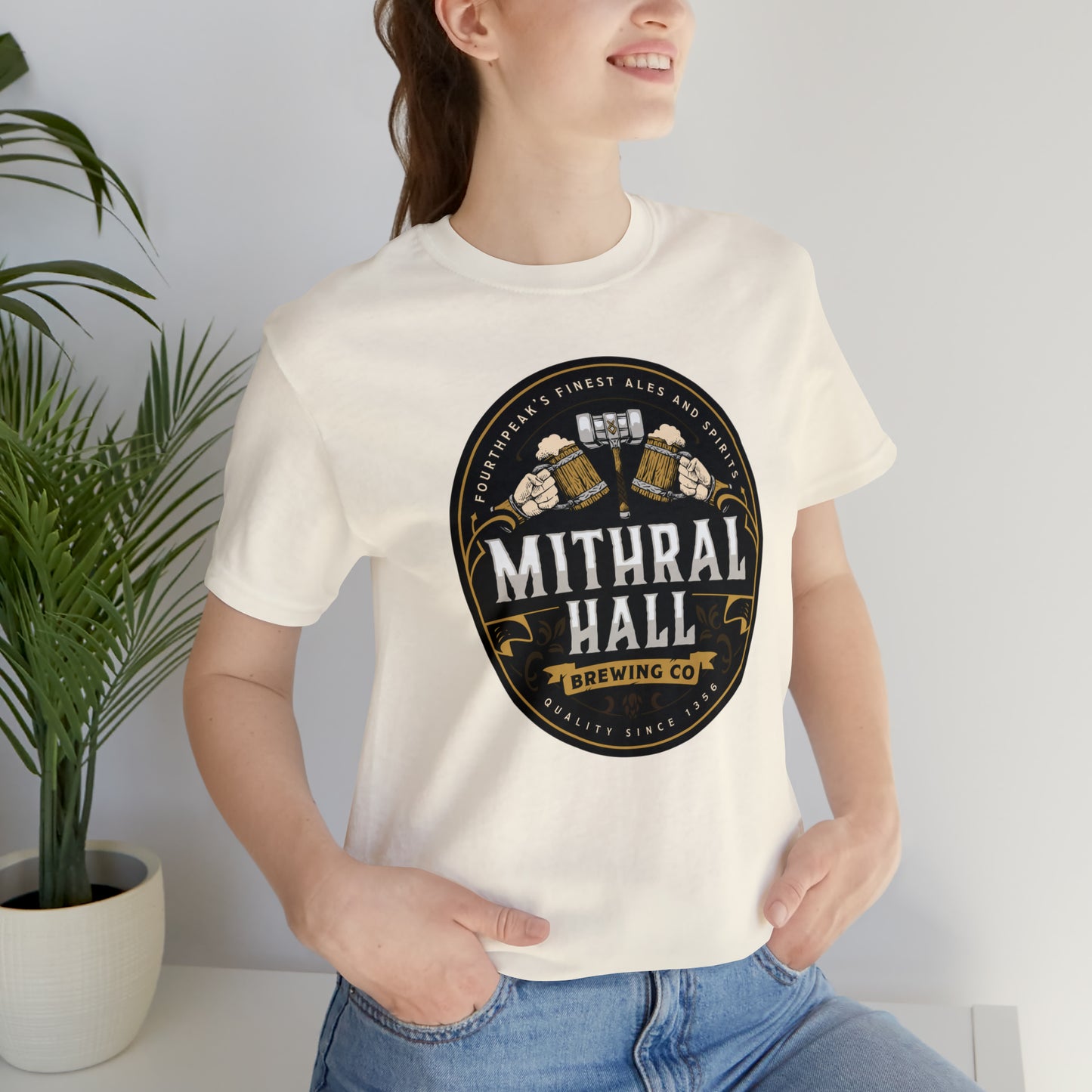 Mithral Hall | Wish You Were Here Collection | Retail Fit Fantasy Geek Cotton T-shirt