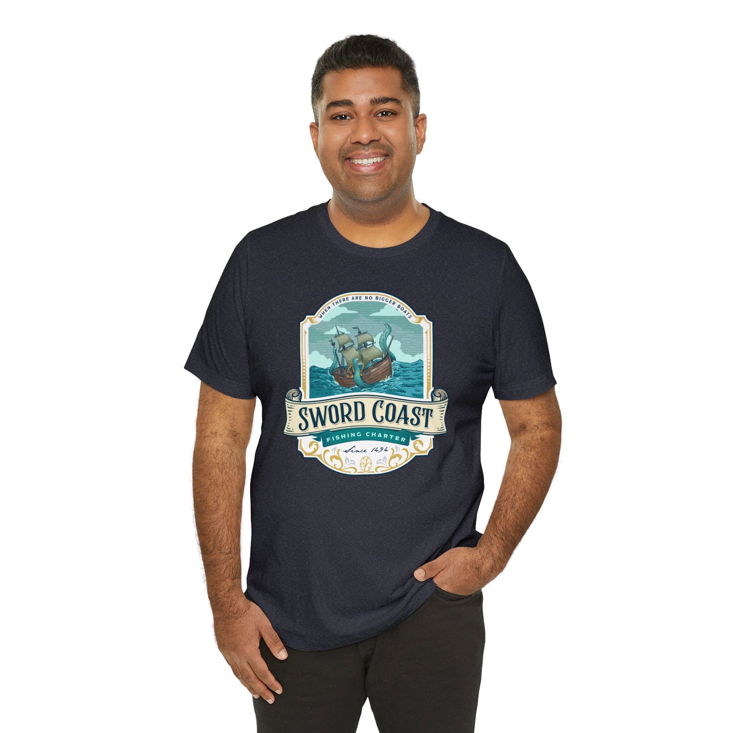 Sword Coast | Wish You Were Here Collection | Retail Fit Fantasy Geek Cotton T-shirt
