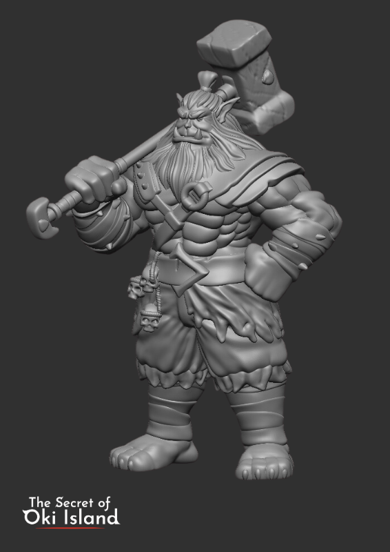 The Secret of Oki Island NPC Minis (Digital STL Files)