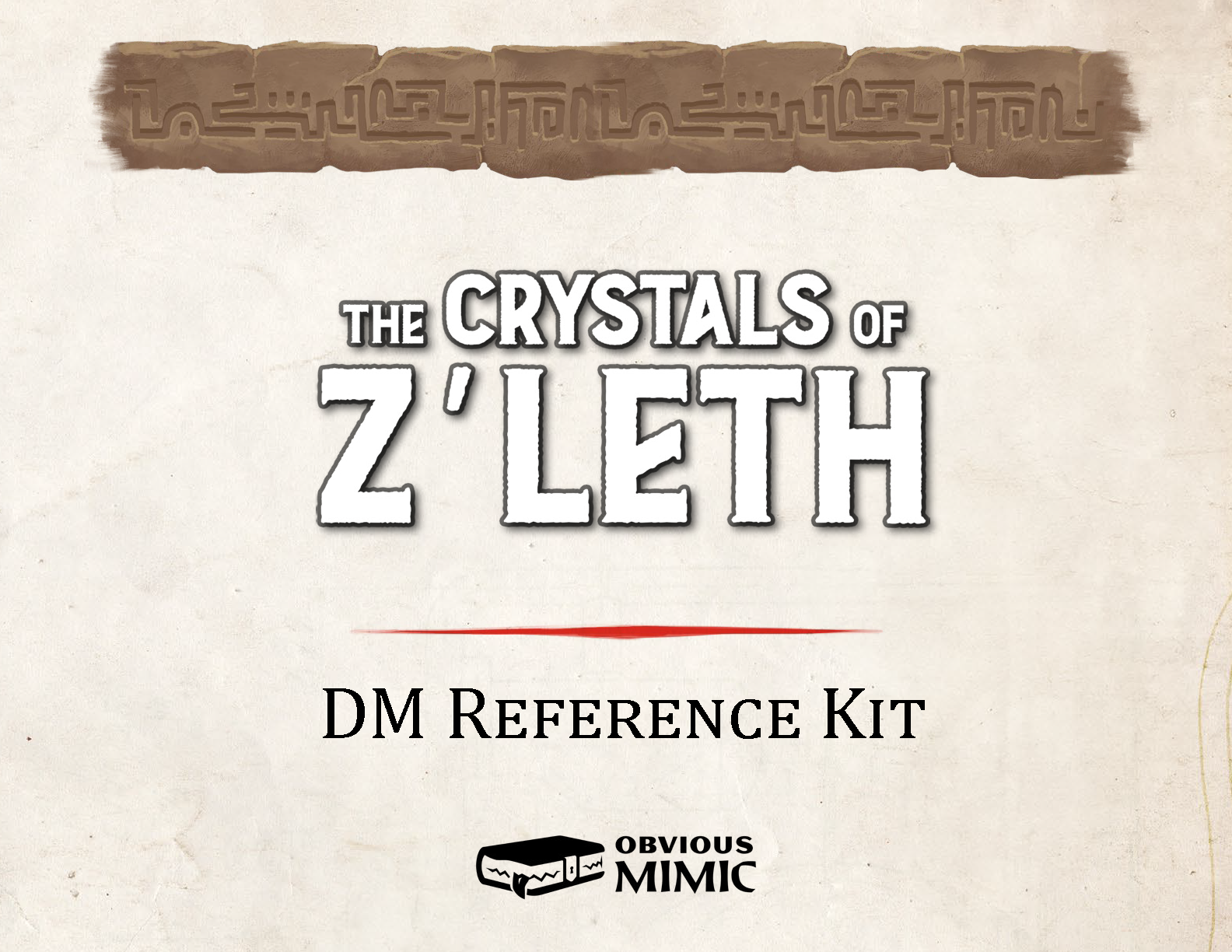 The Crystals of Z'leth - DM Reference Kit (FREE) – Obvious Mimic Press