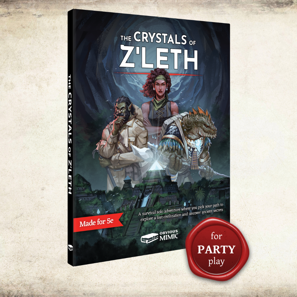 The Crystals of Z'leth - Party 5e Module (Premium Softcover The Crystals of Z'leth - Party 5e Module (Premium Softcover