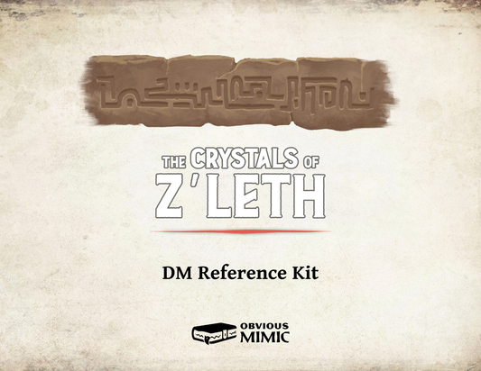 The Crystals of Z'leth - DM Reference Kit (FREE)