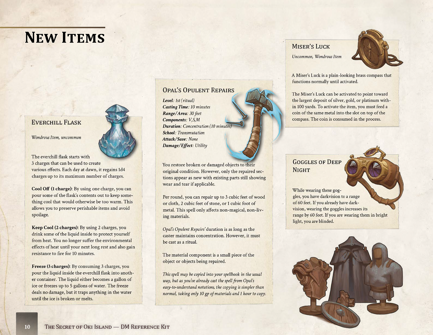 The Secret of Oki Island - DM Reference Kit (FREE)