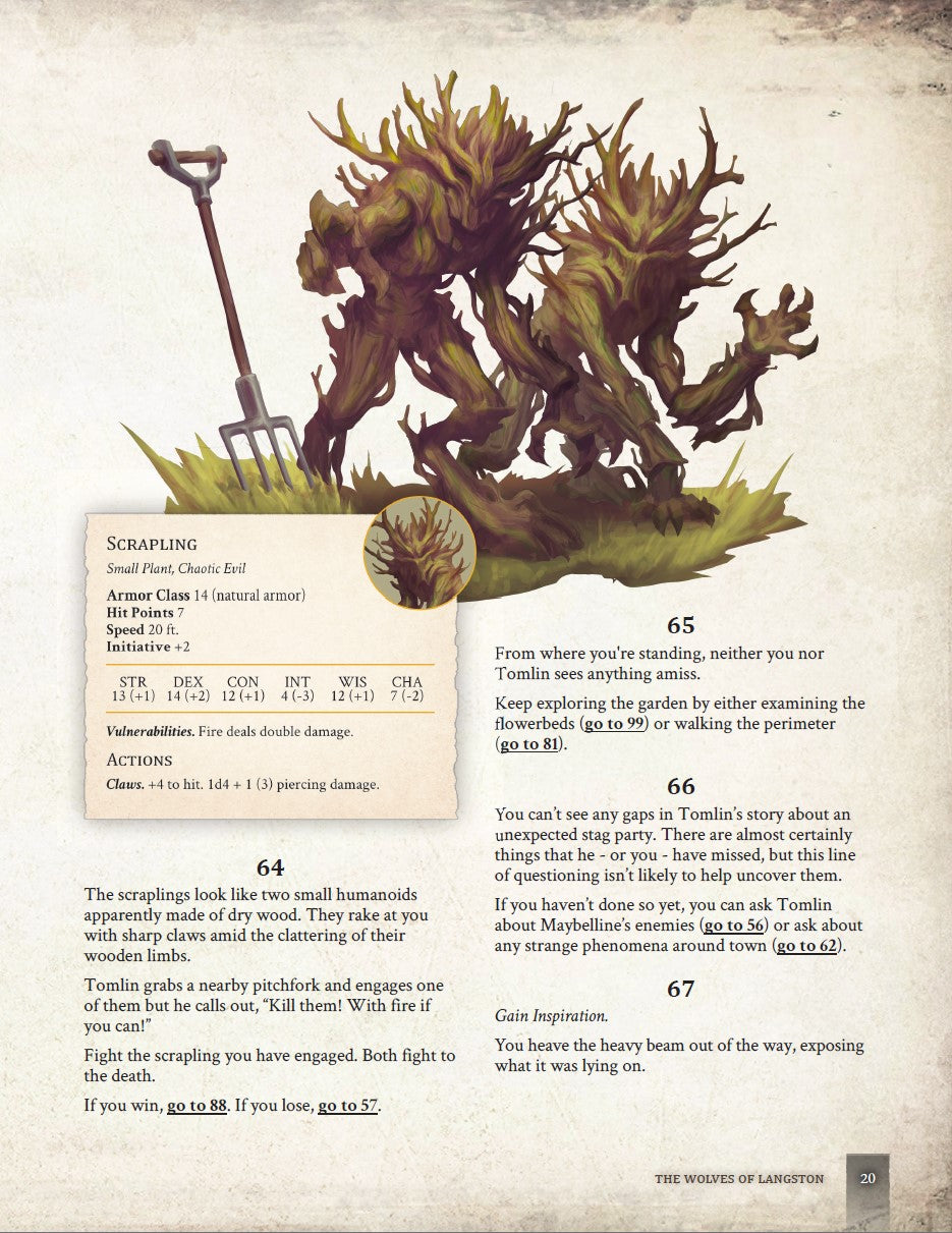 The Wolves of Langston Forever DM Softcover Bundle (Solo + Party Adventures)
