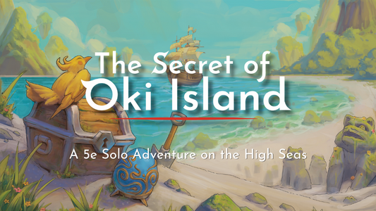 The Secret of Oki Island - A New Solo Adventure on Kickstarter
