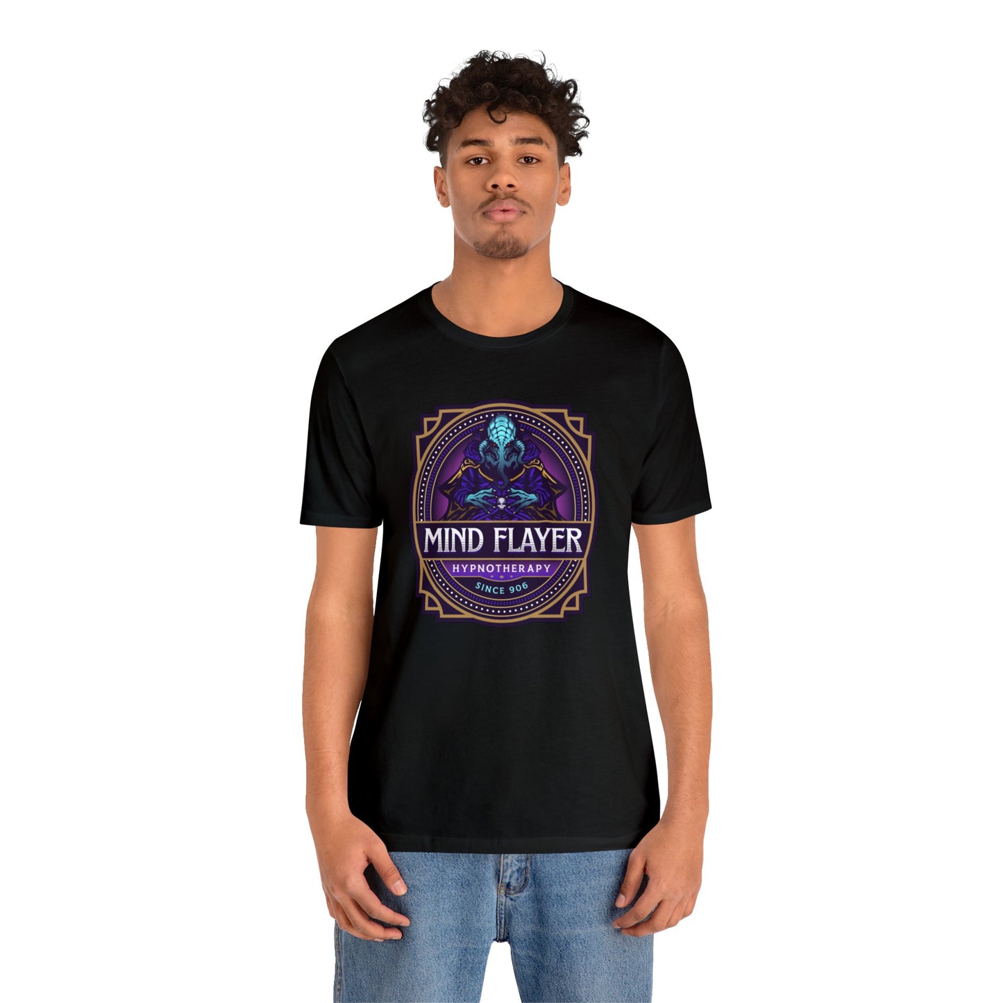 Mind Flayer Hypnotherapy | Side Hustle Collection | Retail Fit Fantasy Geek Cotton T-shirt