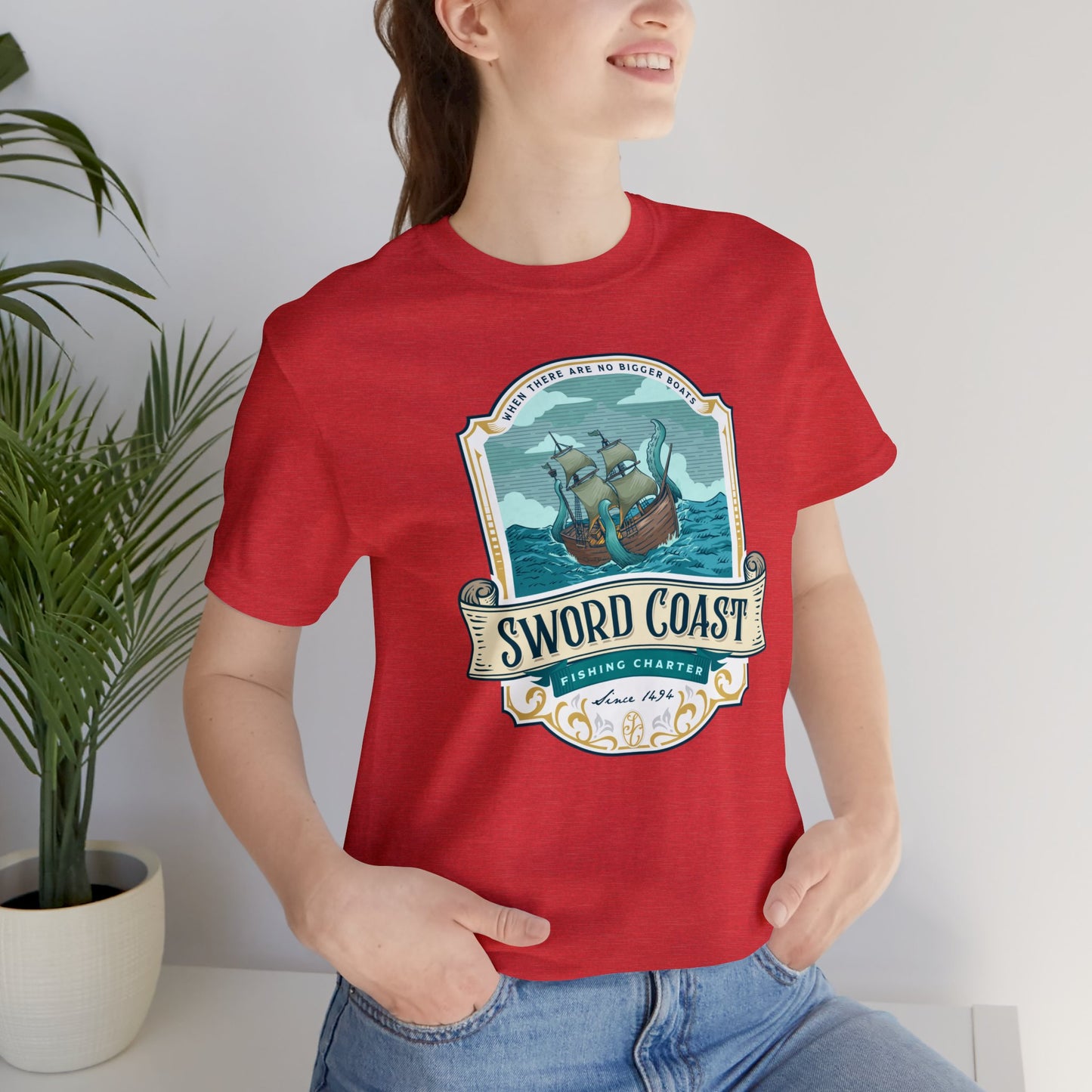 Sword Coast | Wish You Were Here Collection | Retail Fit Fantasy Geek Cotton T-shirt
