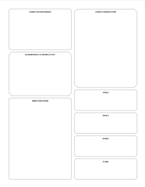 Free 5e Character Sheet (Printable + Fillable + Template) – Obvious ...