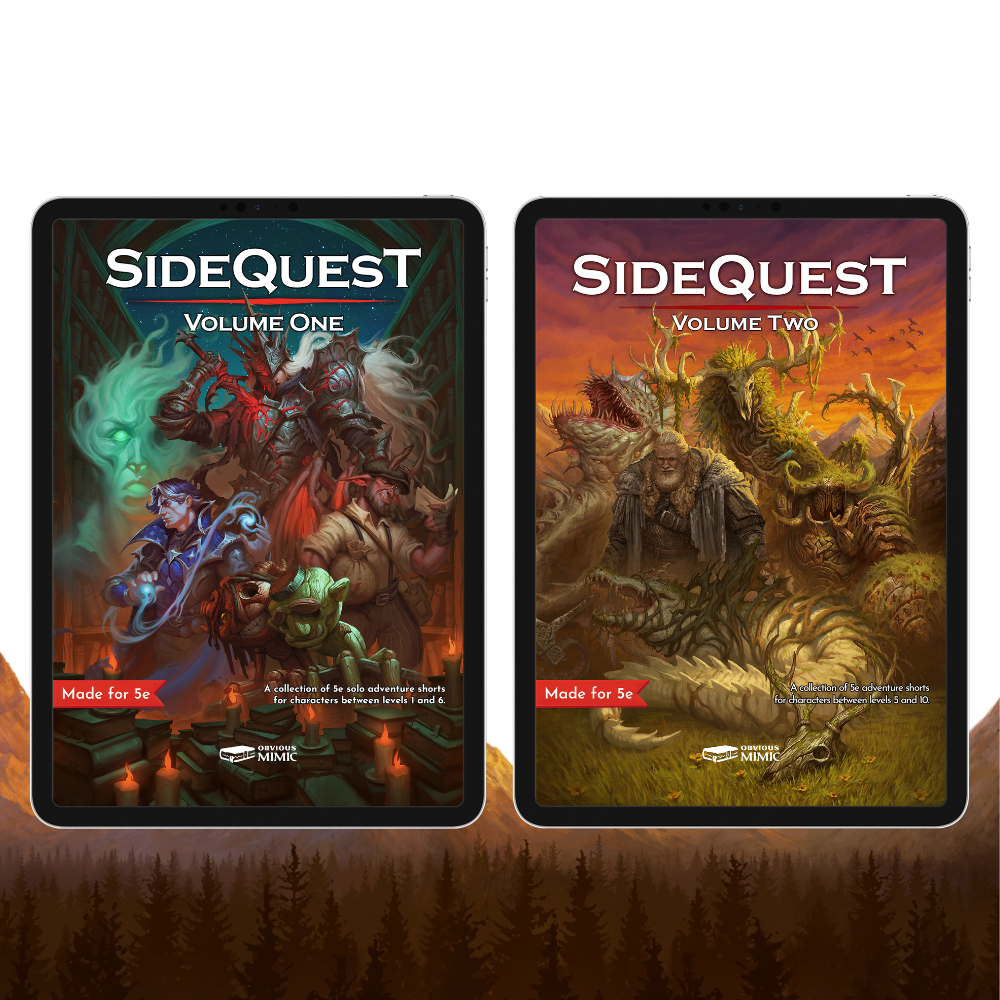 SideQuest Level 1 to 5+ Bundle (PDF & Epub)