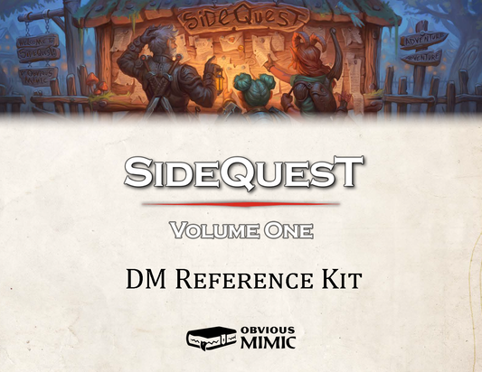 SideQuest: Volume 1 - DM Reference Kit (FREE)