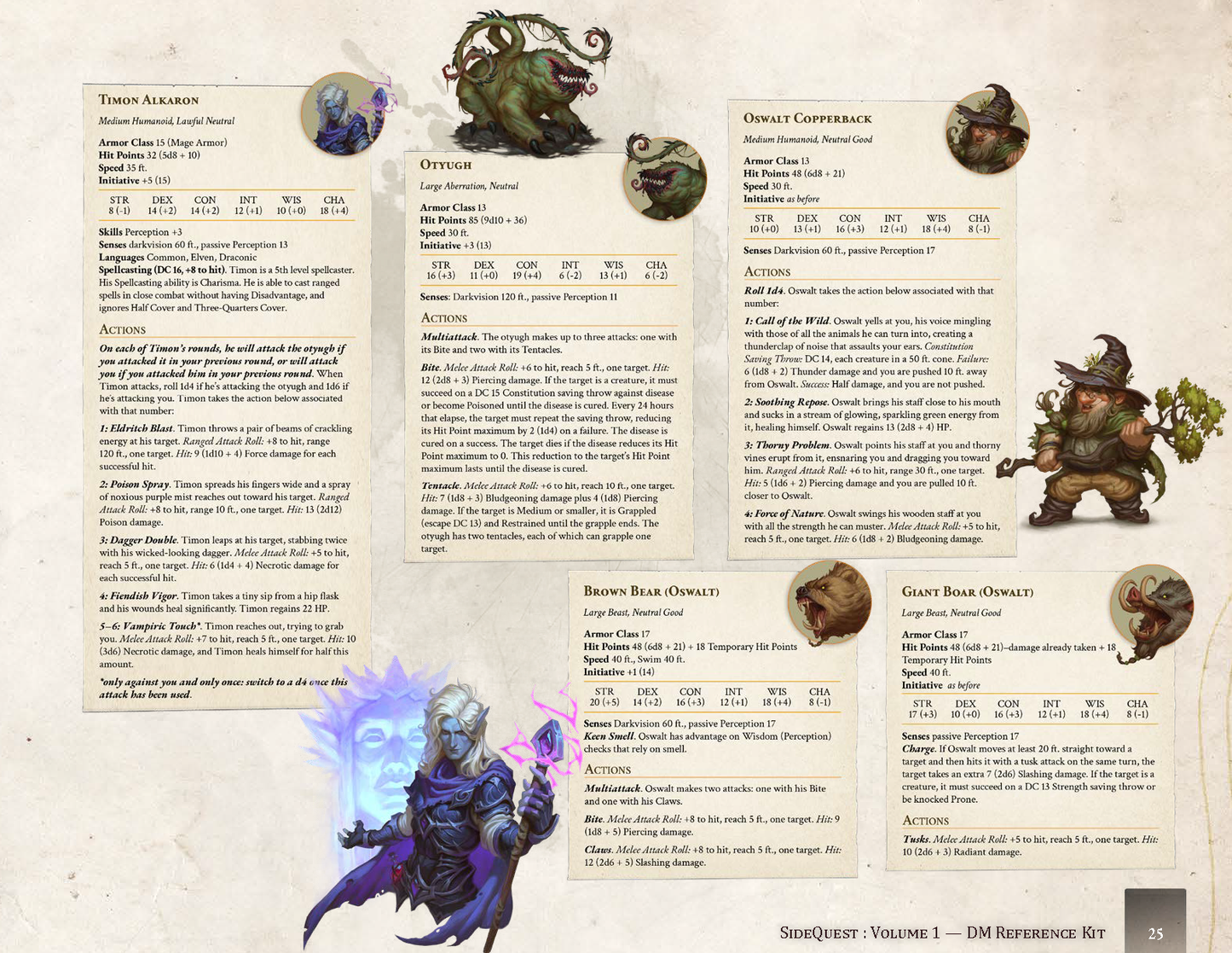 SideQuest: Volume 1 - DM Reference Kit (FREE)