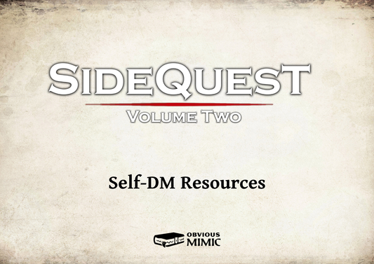 SideQuest: Volume 2 - Self-DM Pack (Optional)