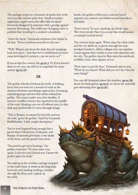 The Streets of Port Noir - A 5e Solo Adventure (PDF + Epub)