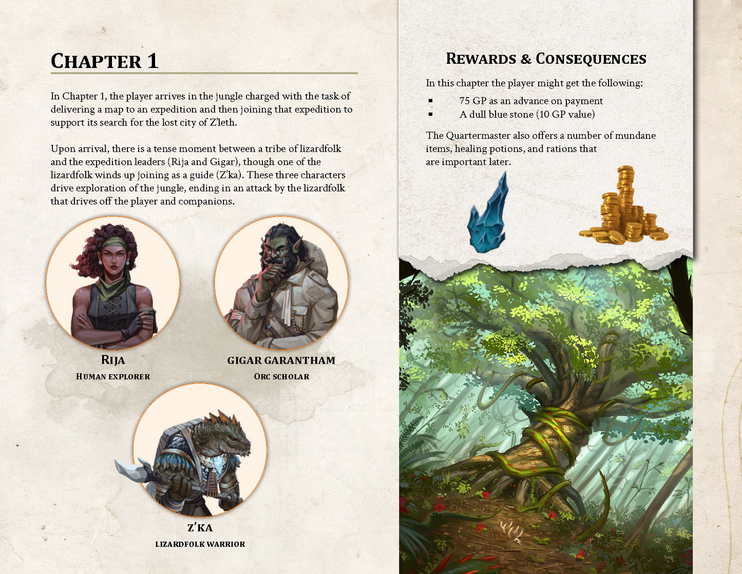 The Crystals of Z'leth - DM Reference Kit (FREE)