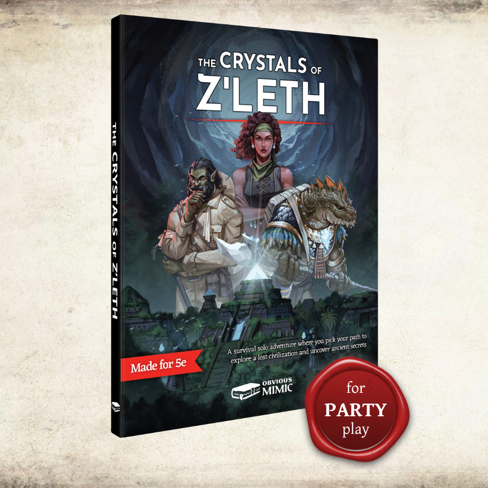 The Crystals of Z'leth - Party 5e Module (Premium Softcover)