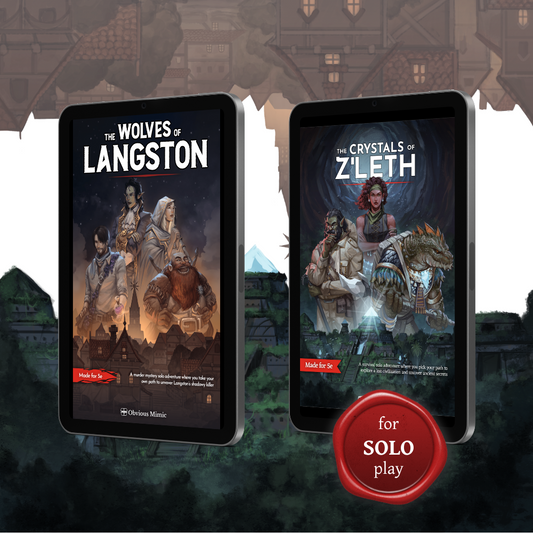 The Wolves of Langston + The Crystals of Z’leth (Digital Bundle)