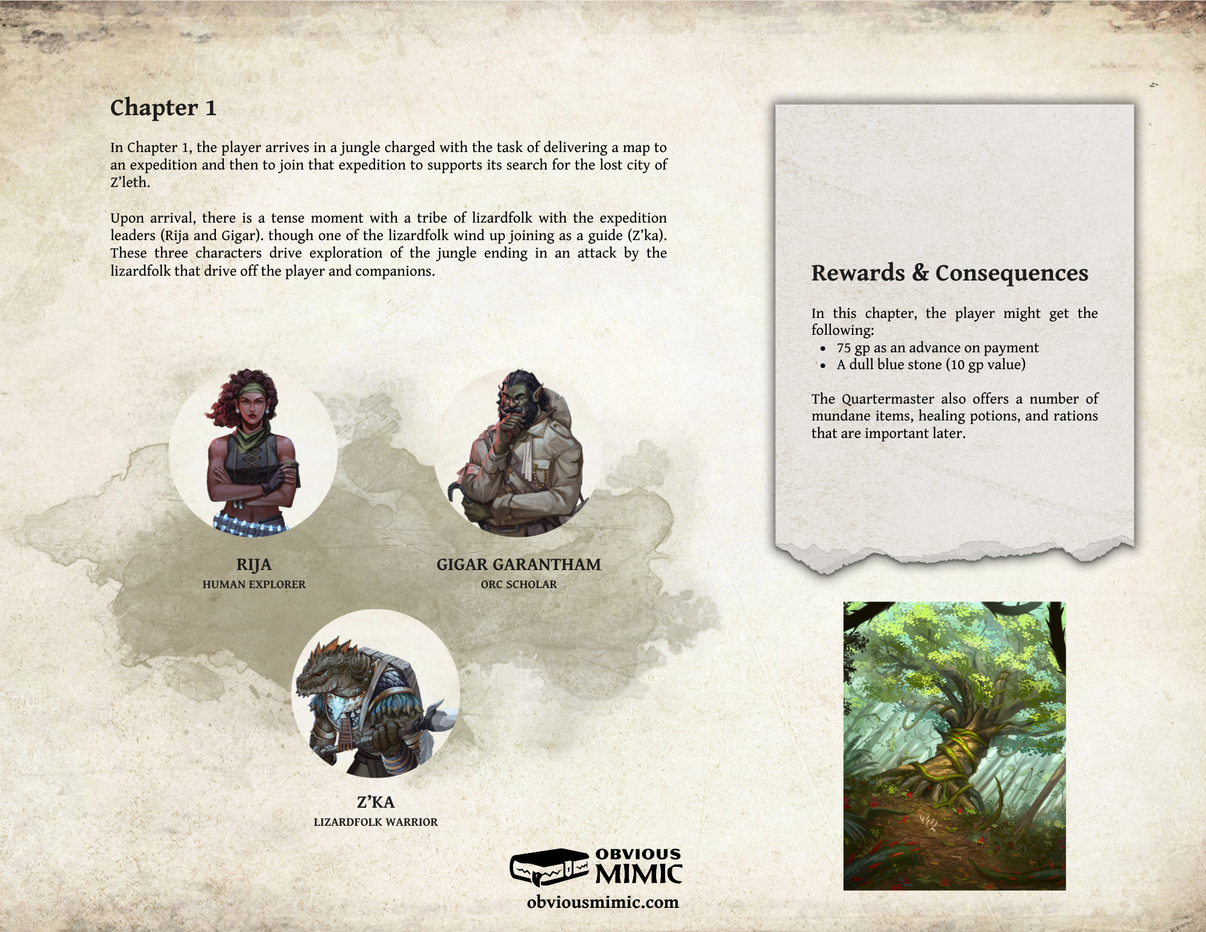 The Crystals of Z'leth - DM Reference Kit (FREE) – Obvious Mimic Press