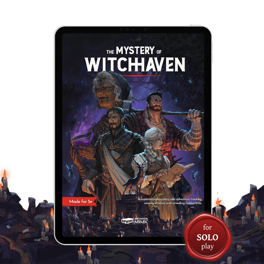 The Mystery of Witchhaven - A 5e Solo Adventure (PDF + Epub)