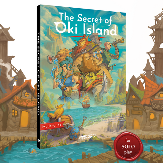 The Secret of Oki Island - A 5e Solo Adventure (Premium Softcover)