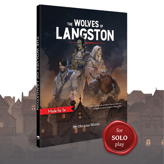 The Wolves of Langston Solo 5e Adventure (Premium Softcover)
